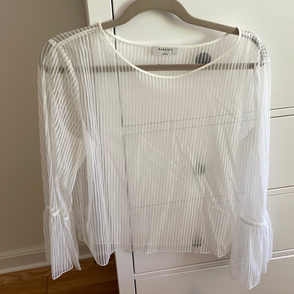 Babaton bell sleeve top